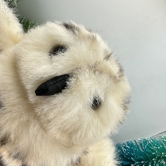 Folkmanis Hand Puppets Snowy Owl Plush White Spotted Stuffed Animal Toy Pet Hedw - Picture 1 of 12